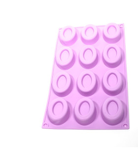 Molde Jabón Pastilla Ovalada Relieve