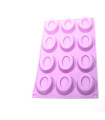 Molde Jabón Pastilla Ovalada Relieve