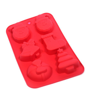 Molde Jabón Figuras Navidad 4