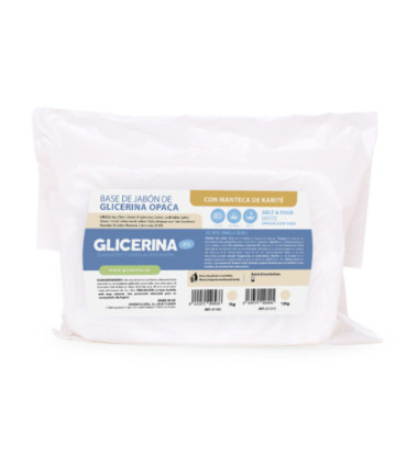 Base de glicerina con Manteca de Karité