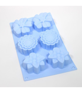 Molde Jabón Flores