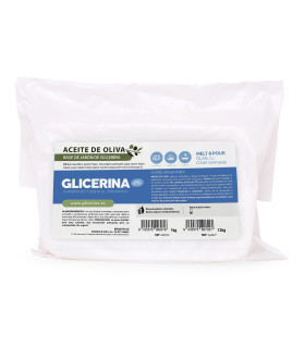 Base de glicerina con Aceite de Oliva