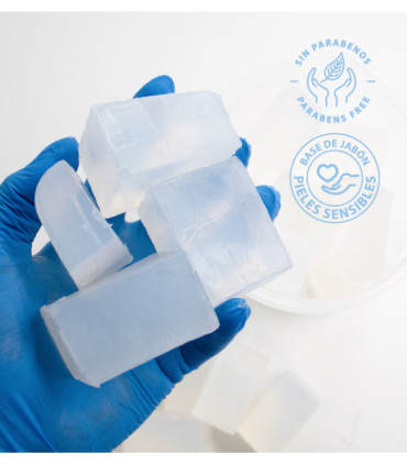 Base de glicerina para pieles sensibles