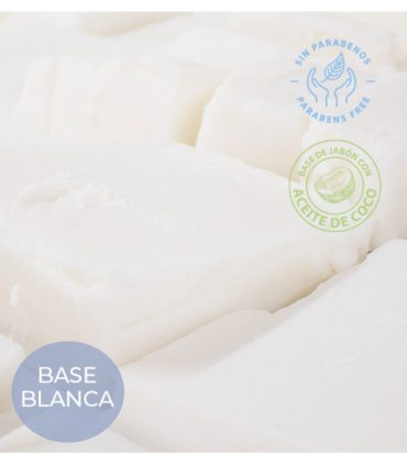 Base de glicerina con Aceite de Coco y Leche de Cabra