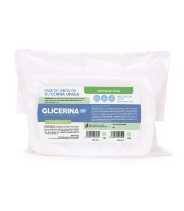 Base de glicerina con Aloe Vera