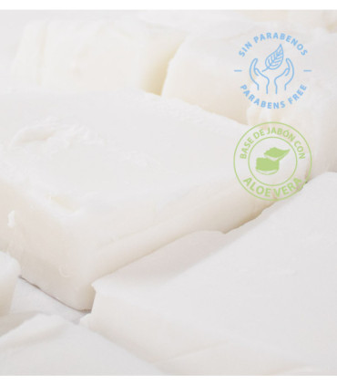 Base de glicerina con Aloe Vera
