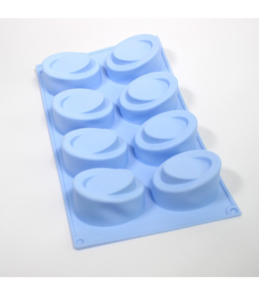 Molde Jabón Base Oval de 2 Alturas